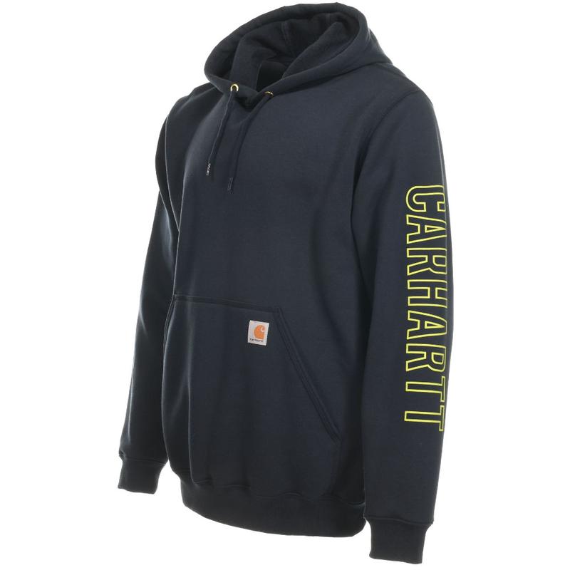 Carhartt Men's Midweight Graphic Sleeve Logo Hoodie - Factory 2nds ...