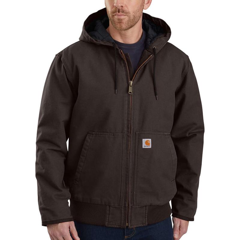 Loose Fit Washed Duck Insulated Active Jac 104050irr