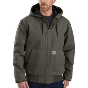 Loose Fit Washed Duck Insulated Active Jac_image