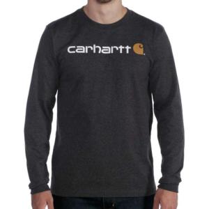 Relaxed Fit Heavyweight Long Sleeve Graphic Logo T-Shirt_image