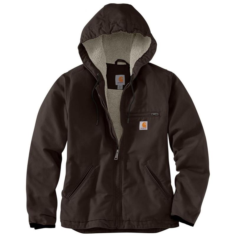 Carhartt Women's WJ141 Washed Duck Sherpa Lined Jacket | Factory 2nds ...