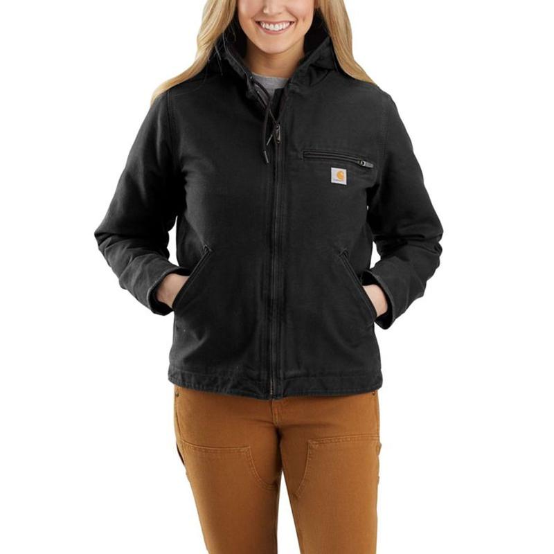 Carhartt Women's WJ141 Washed Duck Sherpa Lined Jacket | Factory 2nds ...