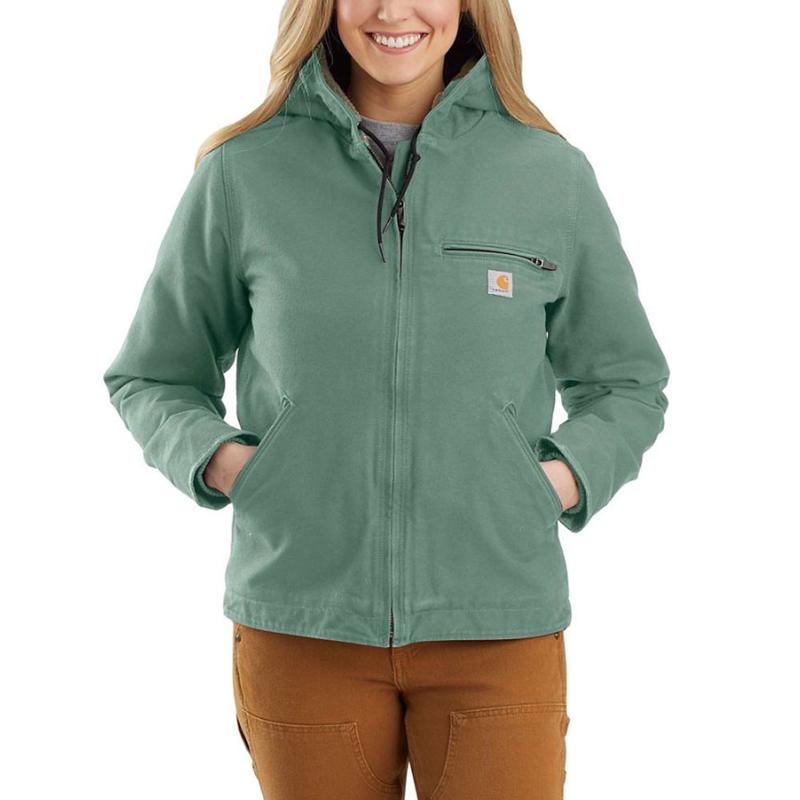 Carhartt Women's WJ141 Washed Duck Sherpa Lined Jacket Factory 2nds