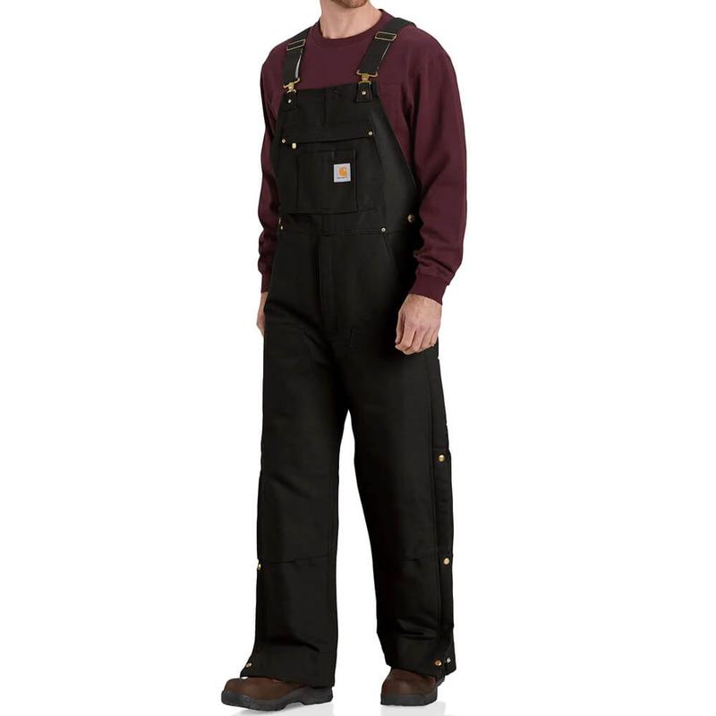 Loose Fit Firm Duck Insulated Bib Overall 104393