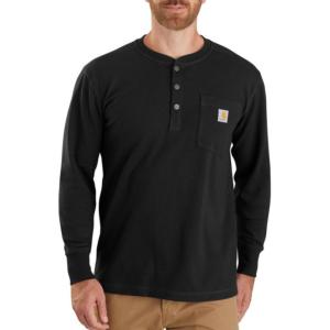 Heavyweight Long Sleeve Thermal Henley_image