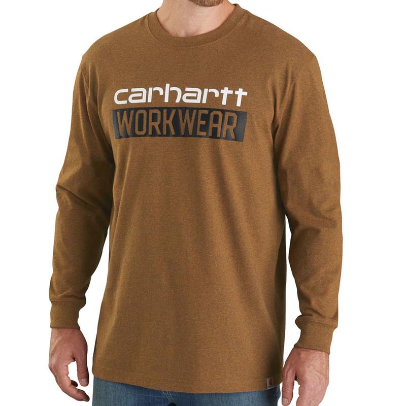 Carhartt Men's Heavyweight Long Sleeve Graphic T-Shirt 104431