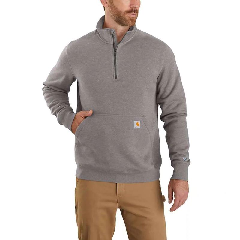 Carhartt Men's Midweight QuarterZip MockNeck Sweatshirt 104475