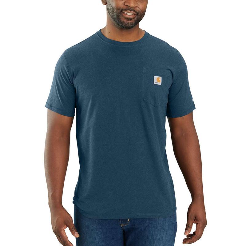 Midweight FORCE® Relaxed Fit Short Sleeve Pocket T-Shirt 104616irr