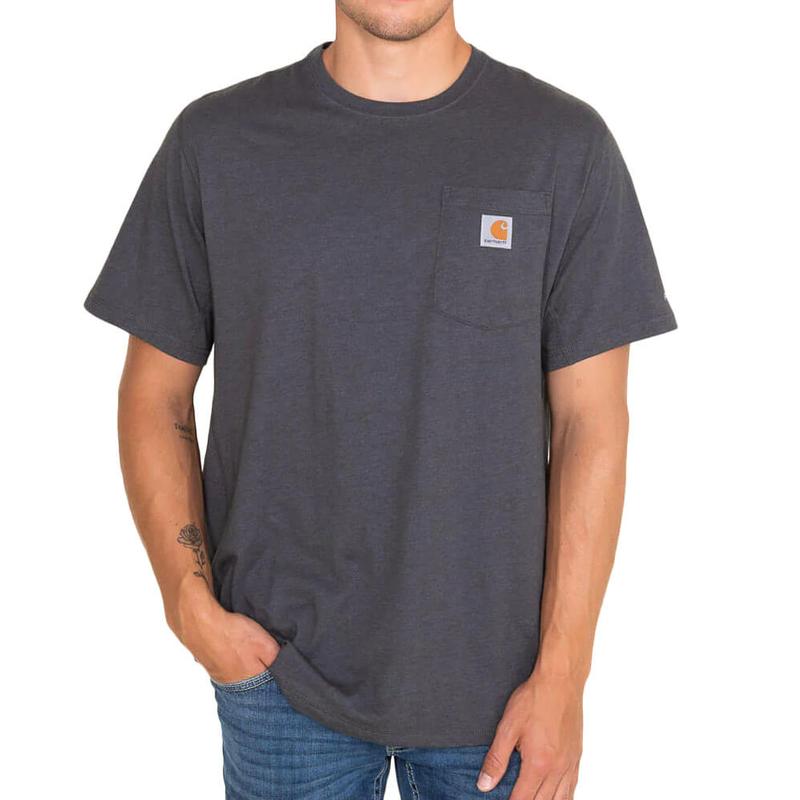 Midweight FORCE® Relaxed Fit Short Sleeve Pocket T-Shirt 104616irr