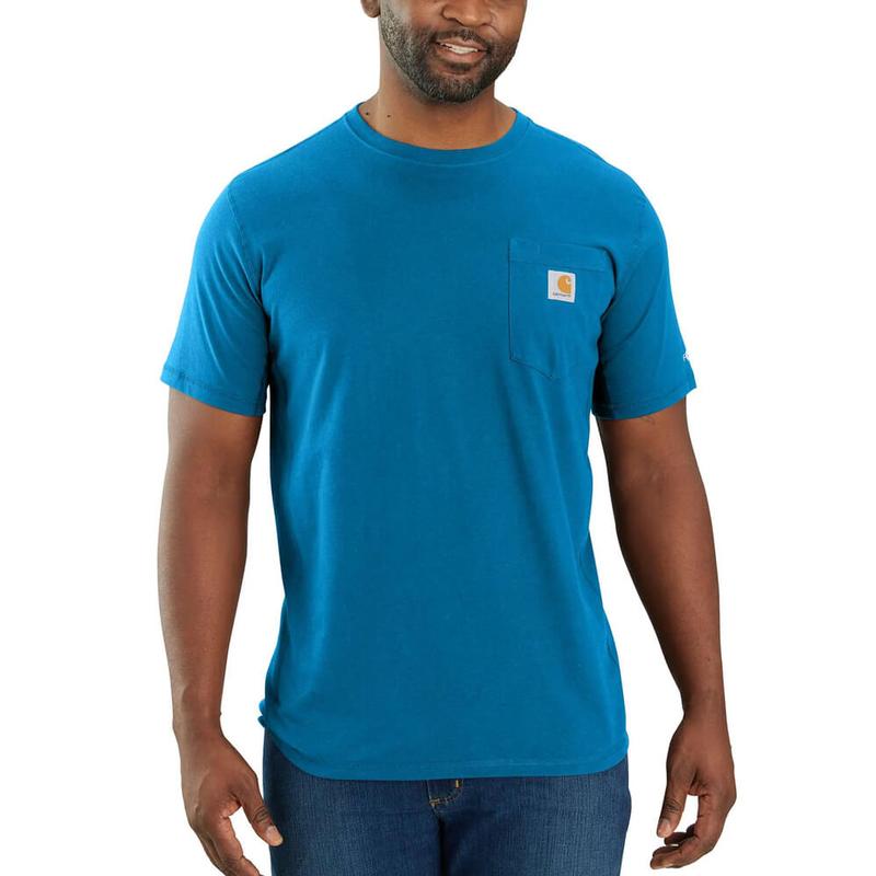 Midweight FORCE® Relaxed Fit Short Sleeve Pocket T-Shirt 104616irr