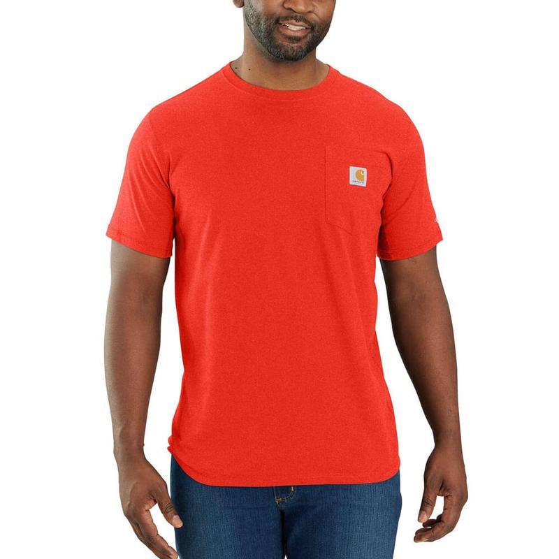 Midweight FORCE® Relaxed Fit Short Sleeve Pocket T-Shirt 104616irr