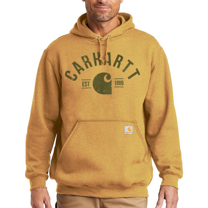 Carhartt Men's Midweight Graphic Hooded Sweatshirt - Factory 2nds 104817irr