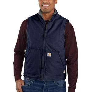 Flame-Resistant Duck Sherpa Lined Vest_image