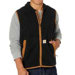 Relaxed Fit Full-Zip Fleece Vest_image
