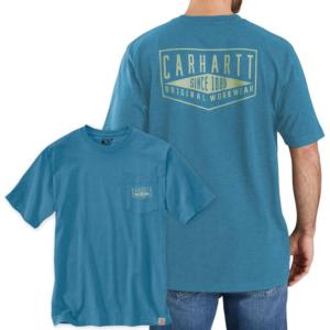 Loose Fit Heavyweight Short Sleeve Graphic Pocket T-Shirt_image