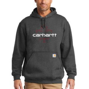 Loose Fit Midweight Canada Graphic Hooded Sweatshirt_image