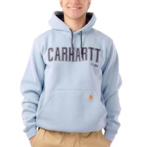 Loose Fit Midweight Graphic Hooded Sweatshirt_image