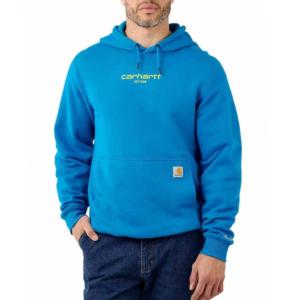 FORCE Relaxed Fit Lightweight Graphic Hooded Sweatshirt_image