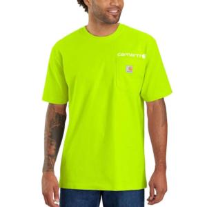 Loose Fit Heavyweight Short Sleeve Logo Pocket T-Shirt_image