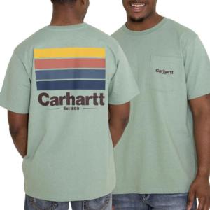 Relaxed Fit Heavyweight Short Sleeve Graphic Pocket T-Shirt_image