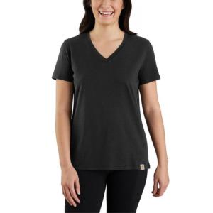 Relaxed Fit Lightweight Short Sleeve V-Neck T-Shirt_image