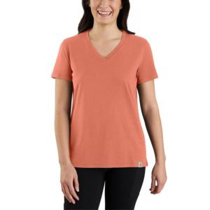 Relaxed Fit Lightweight Short Sleeve V-Neck T-Shirt_image