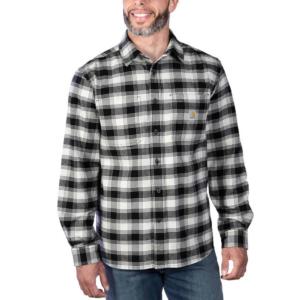 Rugged Flex® Relaxed Fit Midweight Flannel Long-Sleeve Plaid Shirt_image