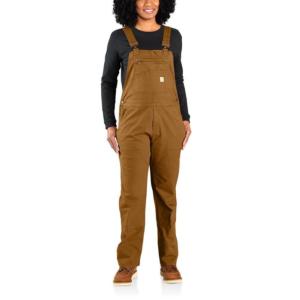 Rugged Flex® Loose Fit Unlined Canvas Bib Overall_image