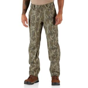 Rugged Flex Relaxed Fit Straight Leg Camo Duck Dungaree_image