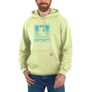 Loose Fit Midweight Graphic Hooded Sweatshirt_image