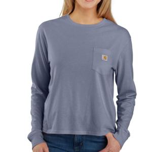 TENCEL Loose Fit Lightweight Long Sleeve Pocket T-Shirt_image