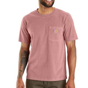 Relaxed Fit Lightweight Garment Dyed Pocket T-Shirt_image