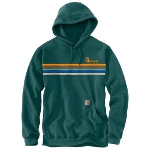 Loose Fit Midweight Graphic Hooded Sweatshirt_image