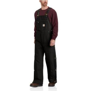 Loose Fit Firm Duck Insulated Bib Overall_image