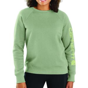 Relaxed Fit Midweight Graphic Arm Crewneck Sweatshirt_image