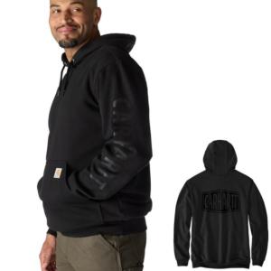 Loose Fit Graphic Hooded Sweatshirt_image