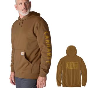 Loose Fit Graphic Hooded Sweatshirt_image