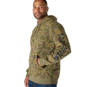 Loose Fit Graphic Hooded Sweatshirt_image