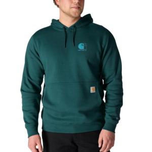 FORCE Relaxed Fit Lightweight Graphic Hooded Sweatshirt_image