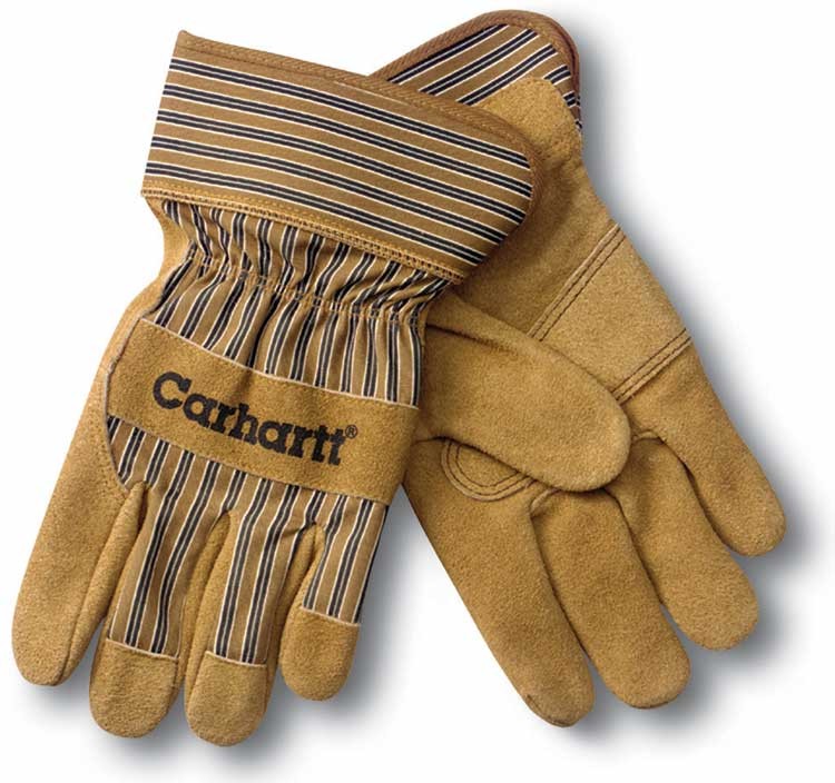 Carhartt Men's Leather Palm Work Gloves Suede Cowhide A114