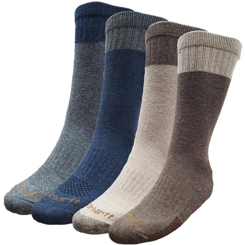 Carhartt Men's All Season Socks-4 Pack A310-4