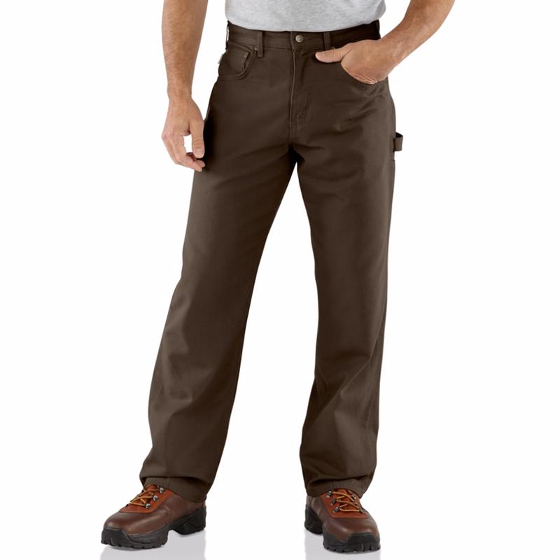 Carhartt Men's Loose Fit Canvas Carpenter Jeans - Irregular B159irr