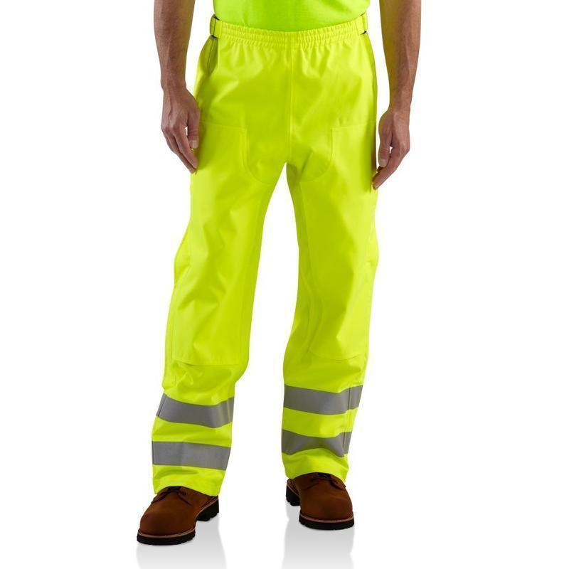 Carhartt Men's HighVis Waterproof Rain Pants Class E B214