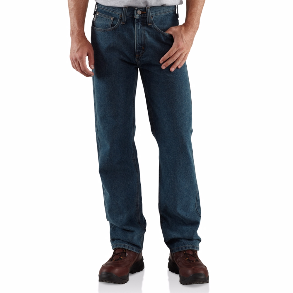 Carhartt Men's Relaxed Fit Straight Leg Jeans B460