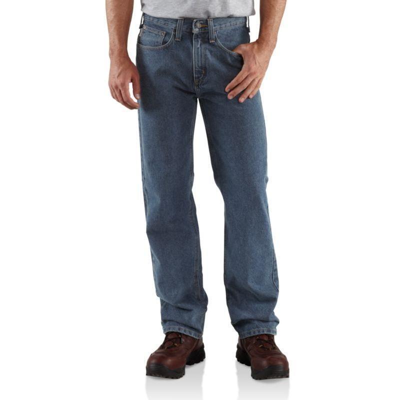 Carhartt Men's Relaxed Fit Straight Leg Jeans - Irregular B460irr