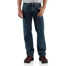 Relaxed Fit Straight Leg Jeans - Factory 2nds B460irr