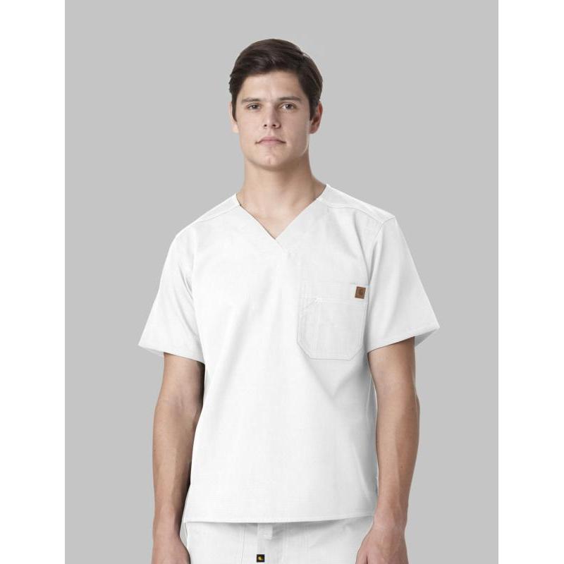 Carhartt Men's Solid Ripstop Utility Scrub Top C15108