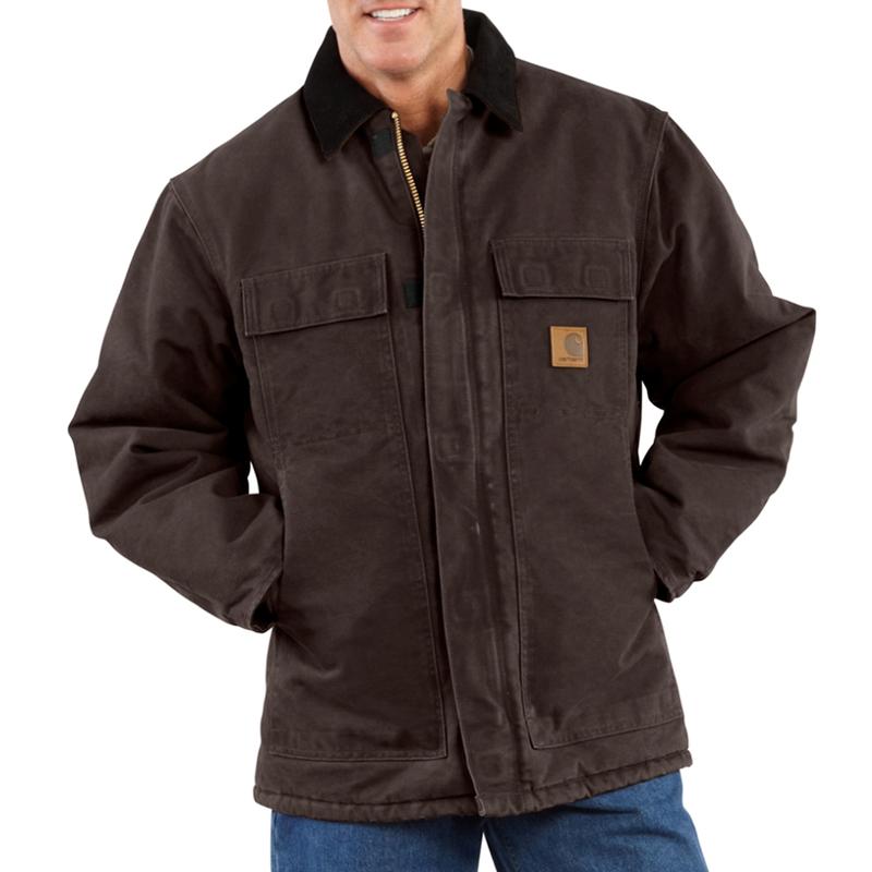 Carhartt Quilt Lined Sandstone Duck Arctic Coat - IRR C26irr