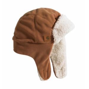 Brown Sherpa Lined Toddler Bubba Hat_image