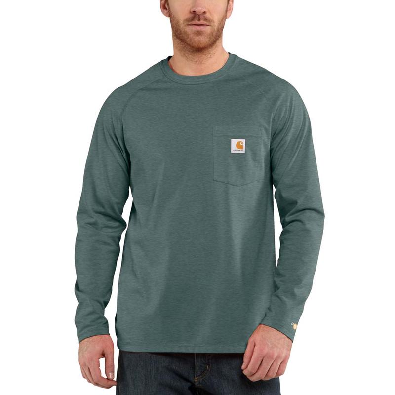 Carhartt Men's FORCE® Relaxed Fit Long Sleeve Pocket Tee | Closeout ...